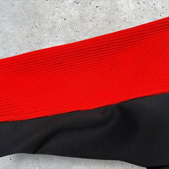 Spyder Core Sweater Men’s Medium Red Black 1/4 Zip Pullover Fleece Outerwear - Picture 3 of 12